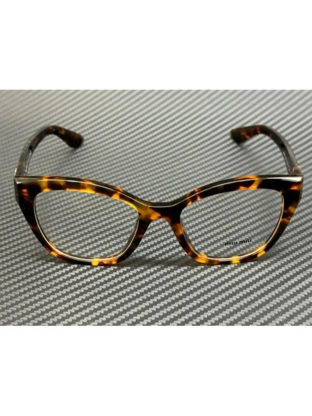 New Miu Miu Women Honey Havana Eyeglasses 54-19-140